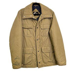 Vintage Men's M Tall Brown Insulated Barn Work Coat Field Jacket Pockets & 3M Th
